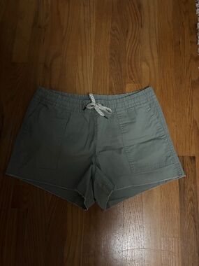 Vuori Olive Drawstring Athletic Shorts